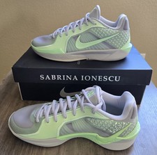 Nike Sabrina 2 Lt Smoke Grey Vapor Green FQ2174-004 Womens Sz 7.5 Mens 6