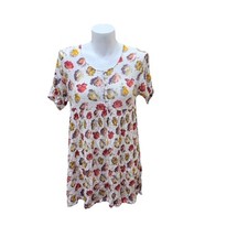 Sussan Colourful Flower Pattern Knee Length Shift Dress Vintage Size Small Vgc