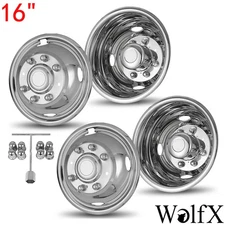 16" Dually Wheel Simulators For Ford E350 1987-97/2008-2025 E450 Van Dual Skins