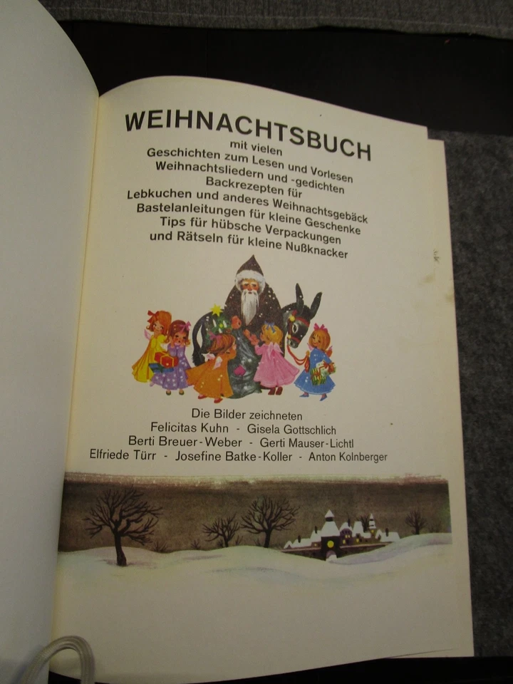 Mein grosses Weihnachtsbuch Felicitas Kuhn Vintage  Altes Kinderbuch - Bild 2 von 4