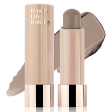 Warm Toned Contour Stick, Natural Buildable Coverage Cream Contour Bronzer Stick