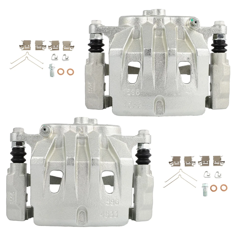 Pinzas de freno delanteras 2 piezas para Toyota Highlander 2008-2011 2010-2015 Lexus RX350 Foto 2 de 4