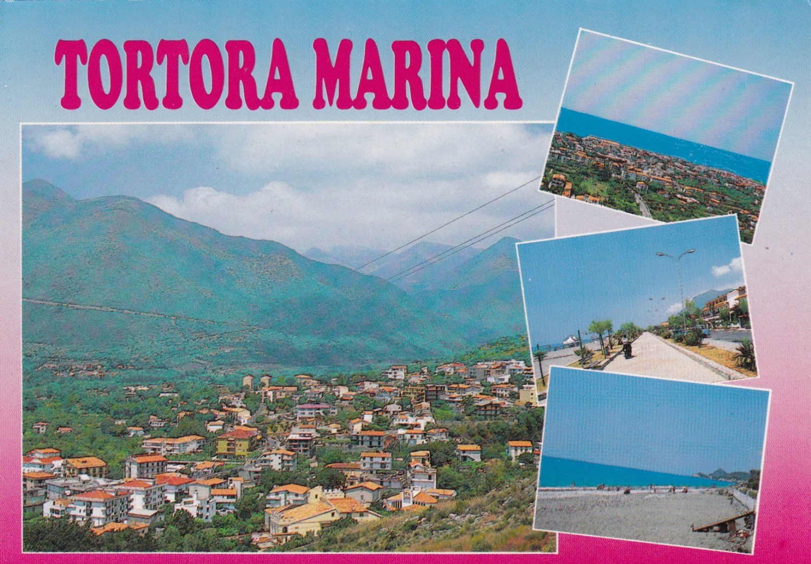 CARTOLINA DI COSENZA ,TORTORA MARINA - PANORAMA E VEDUTINE viaggiata