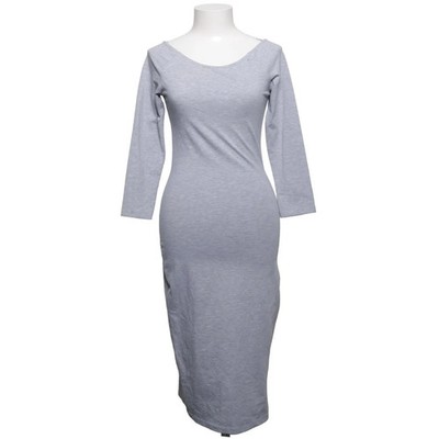 Oodji, Kleid, Größe: M, Grau, Baumwolle/Elasthan, Einfarbig, Sweat, Damen #X1c