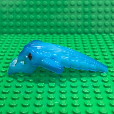 Lego Bionicle Head Barraki Takadox w/ Marbled Trans-Dark Blue