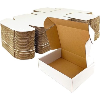 Maxi Letter Box Pack 25 White Large Shipping Cardboard Parcels Sendungsverpac...