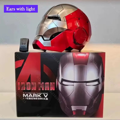 Iron Man Helmet Mk5 Electric Voice Activated Control Wearable Mask 1:1 Automatic