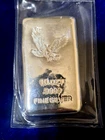 10 oz .9999 Fine Silver American Bald Eagle Cast Poured CNT Mint Silver Bar