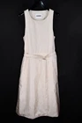 JIL SANDER + AW24 Padded Women's Dress A Line Cream Oversized size 32 (XS-S-M)