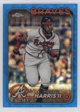 2024 Topps Chrome Logofractor Edition Blue Refractor /150 Michael Harris II 14md