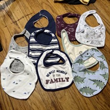 Baby Boy Bibs 9 pc