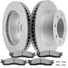 SCITOO Brake Kit Front Brake Rotors and Ceramic Brake Pads fit for 2006-2008 ...