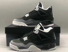 Men's Jordan 4 Mid-Top Retro ''Fear'' Basketball Sneaker Shoes