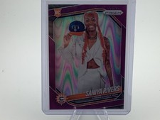 2025 Panini WNBA Prizm Basketball Purple Seismic /175 Prizm Saniya rivers