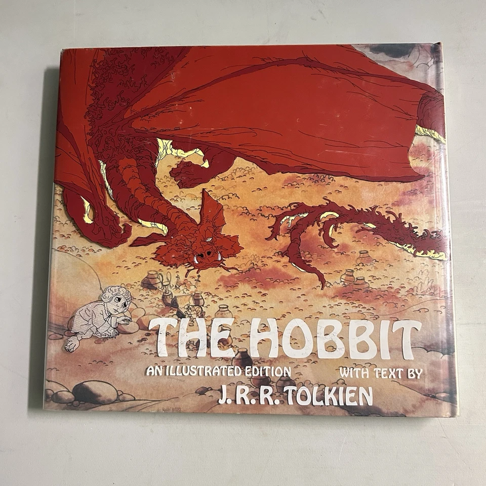 The Hobbit: An Illustrated Edition JRR Tolkien 1977 Abrams w/Slip Cover - Image 2 of 4