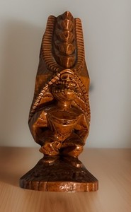 6.5” Tall VTG Hawaiian Tiki Coco Joes Hapa Wood Winner Statue Nbr# 26-151 HW138