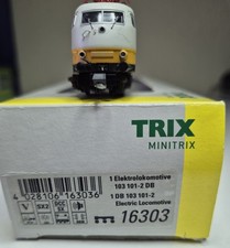 Minitrix 16303 - DCC + Sound Elektrolok DB  103 101-2 Spur N Lufthansa OVP