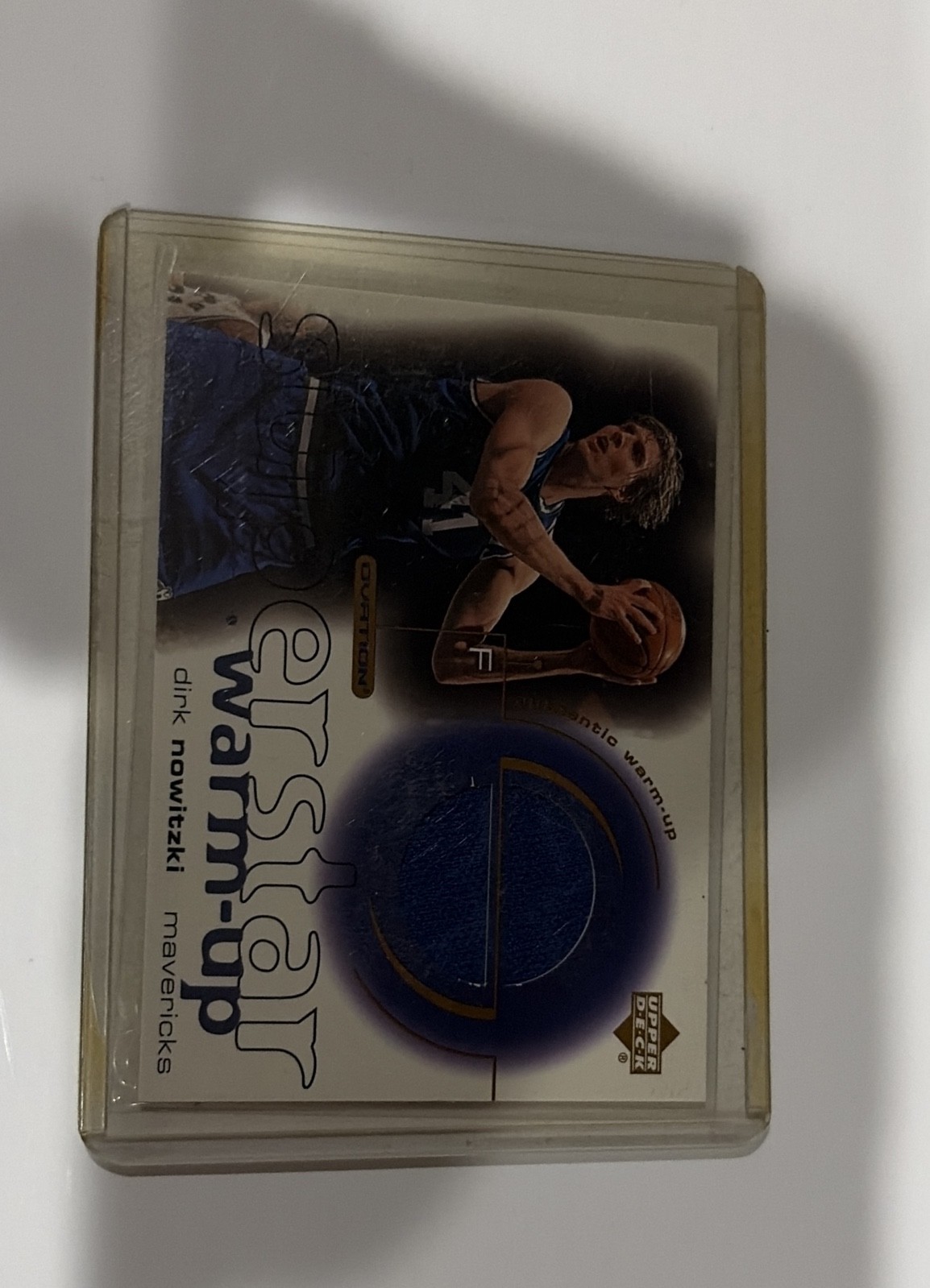 2001-02 Upper Deck Ovation - Superstar Warm-Up Dirk Nowitzki #DN (MEM)