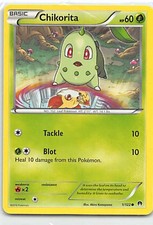 Chikorita Common HeartGold SoulSilver 59/123 NM on eBay
