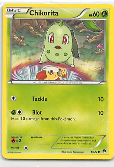 Chikorita Common HeartGold SoulSilver 59/123 NM