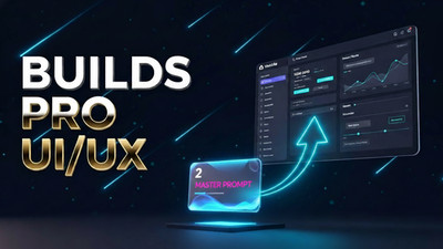 2 UI/UX PROMPT PACK to Build Premium AI Websites & Apps  | Digital Download