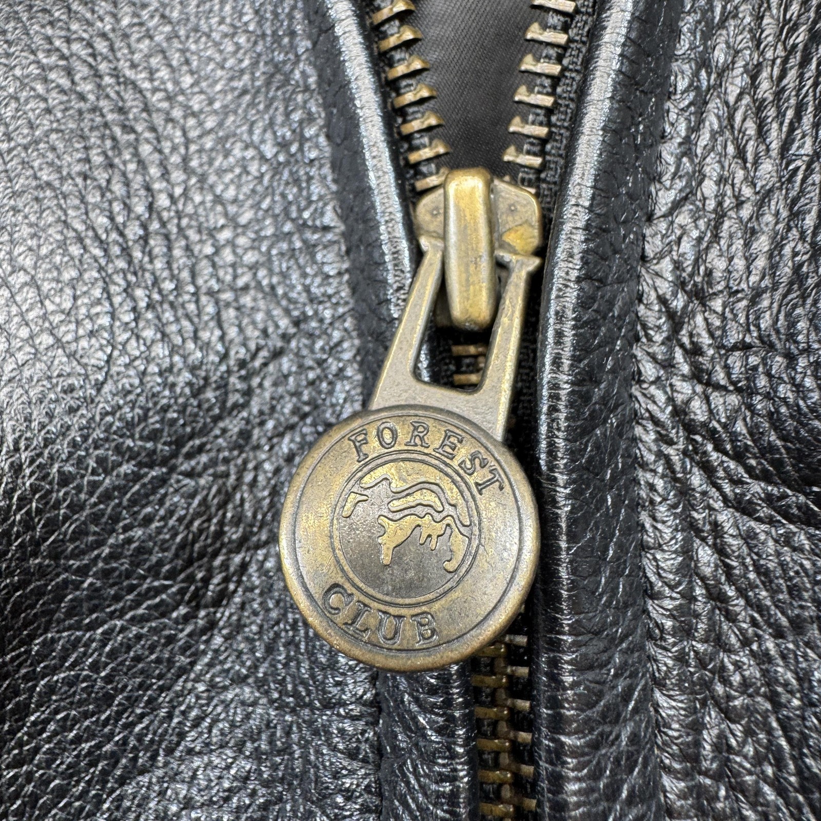 Rainforest Leather Jacket Men Extra Large Biker F… - image 11