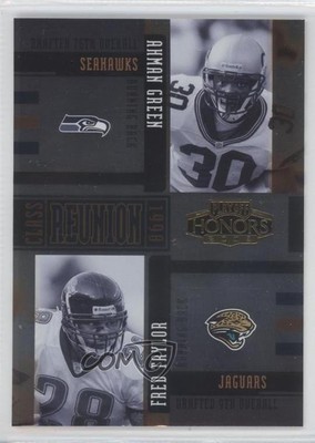 2005 Playoff Honors Class Reunion Foil 194/250 Ahman Green Fred Taylor #CR-4 0b2