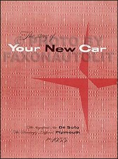 1955 Desoto Plymouth Styling Sales Catalog 55 De Soto Brochure