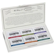 J·R·LIGGETT'S All-Natural 6 Variety Shampoo Bars .65oz. Sampler Pack,