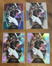Jesus Sanchez 2022 Select Premier Level Cracked Ice #/25 + TriColor + Silver +1