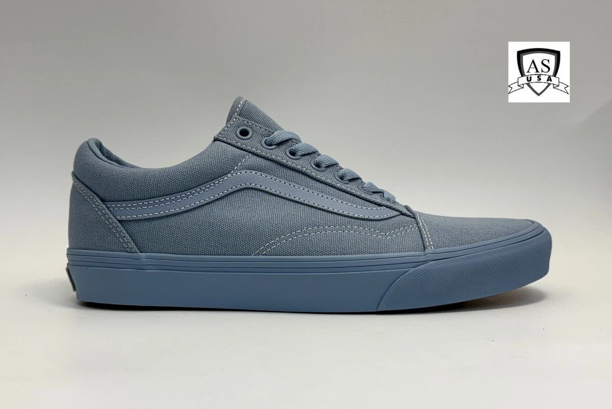 Vans Old Skool Pastel Mono - Dusty Blue for sale | eBay display picture 1