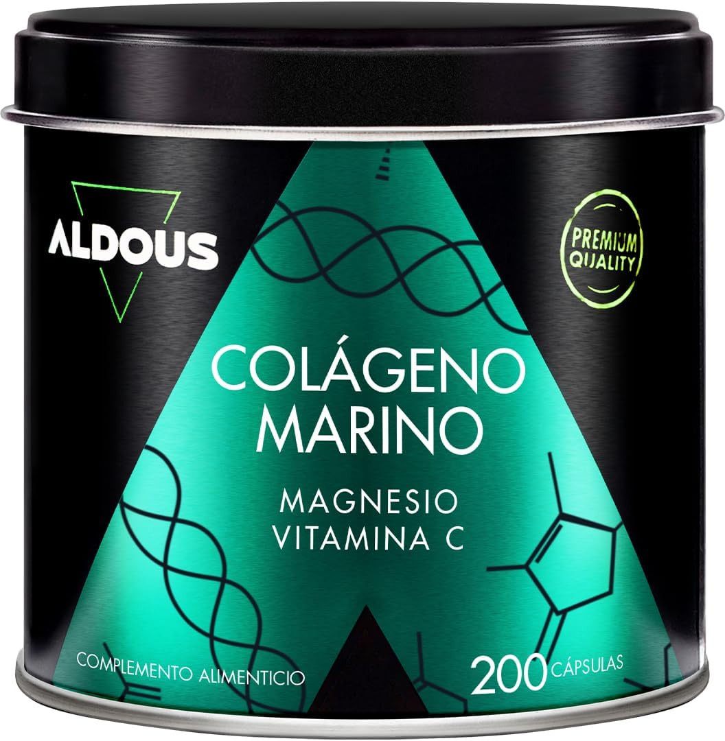 Collagene Marino 200 Capsule - Magnesio e Vitamina C per Benessere
