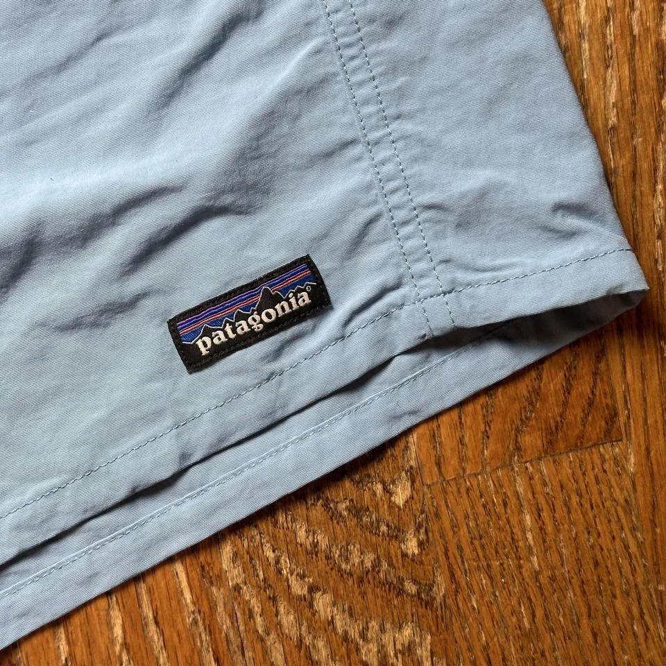 Pantalones Cortos Patagonia Mujer 2XL Azul Forrado Bañador Cintura Elástica Cordón Malla Foto 2 de 4
