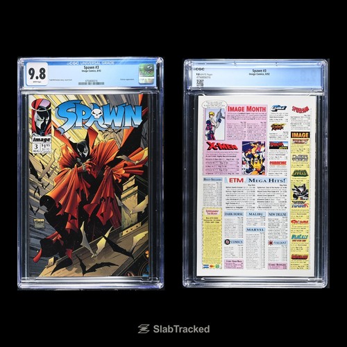 SPAWN #3 CGC 9.8 TODD MCFARLANE TODD MCFARLANE