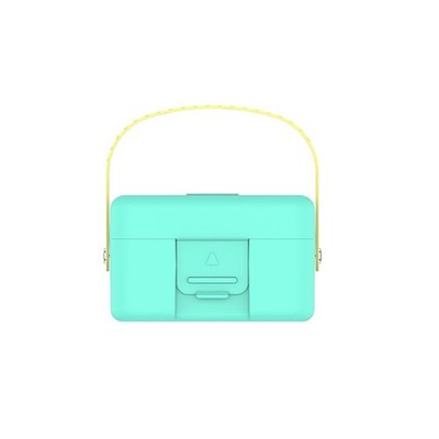 ABS-Koffer 14,4 x 14,1 x 8,5 cm grün für Nex PLAYGROUND Aufbewahrungsbedarf