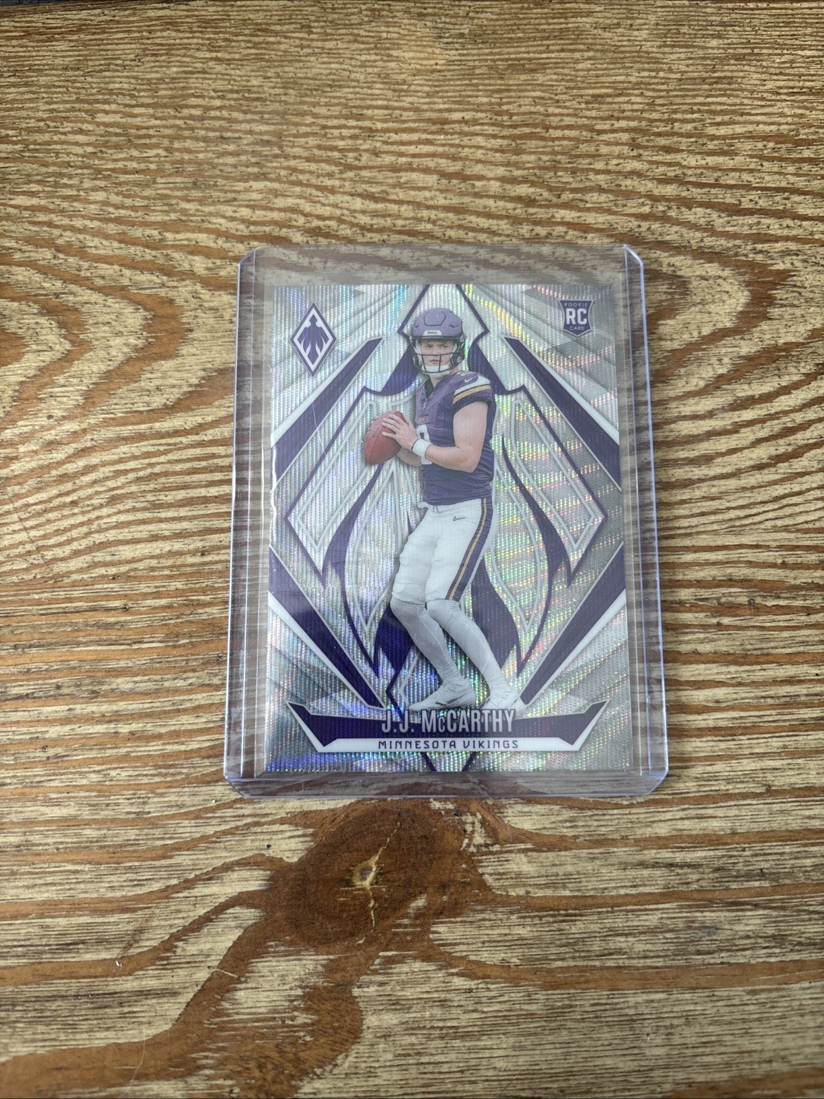 2024 Panini Phoenix - Rookies J.J. McCarthy #185 Wave (RC)