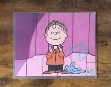 Jeremy Miller Linus Voice Actor Signed Peanuts Poster With COA
