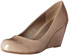 Chinese Laundry Cl Women's Nima Wedge Pump 10 Nude Patent