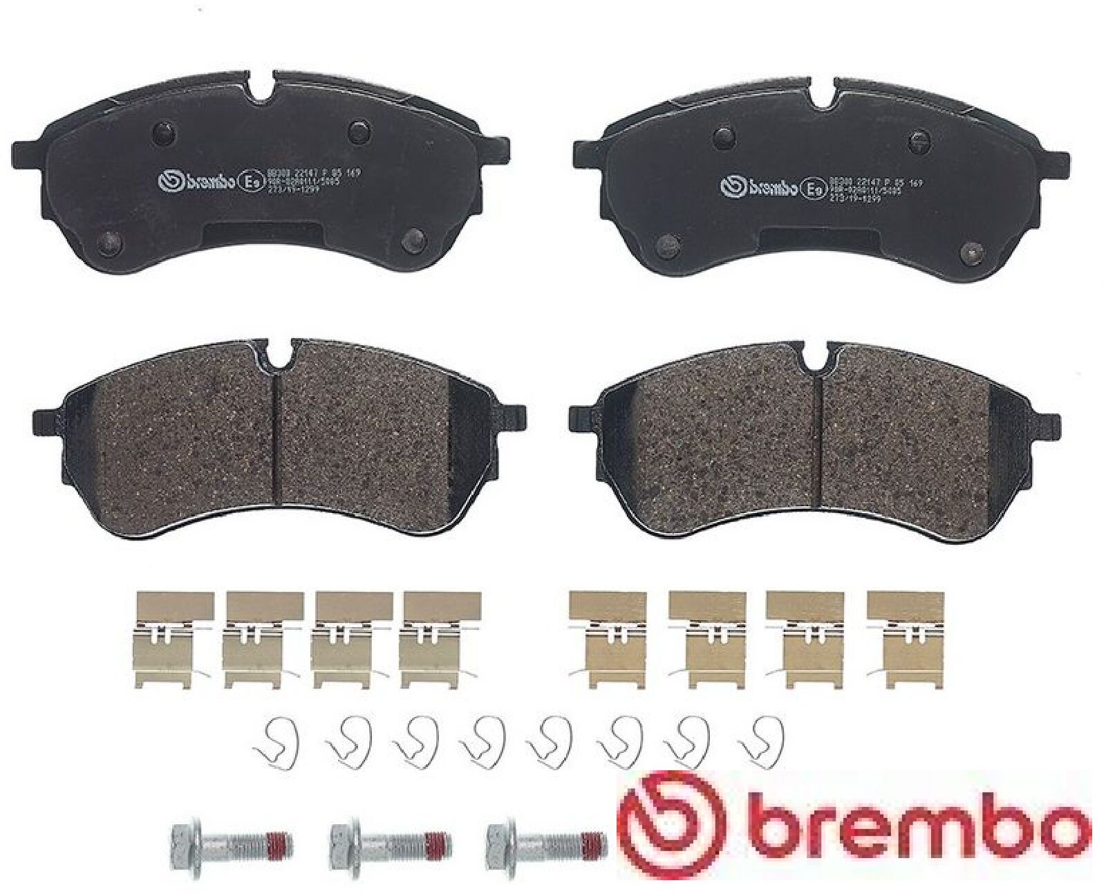 Brembo Bremsbelagsatz, Scheibenbremse P 85 169 Für Man Vw - Bild 3