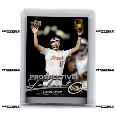 2025 UD World of Sports V2 - #382 Teagan Kavan Rookie Prospective Talent SP