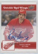 2025-26 Upper Deck Detroit Red Wings Centennial Reed Larson #19 Auto 4p5