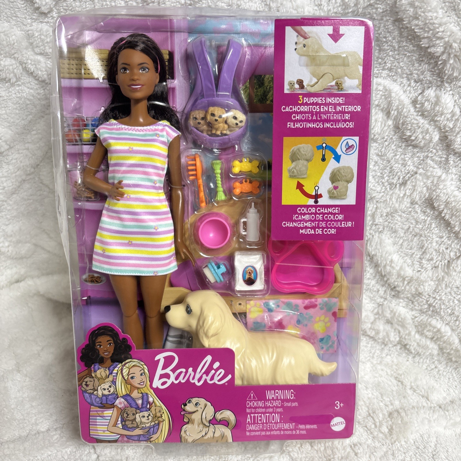 Mattel Barbie You Can Be Anything Newborn Pups Playset HCK76