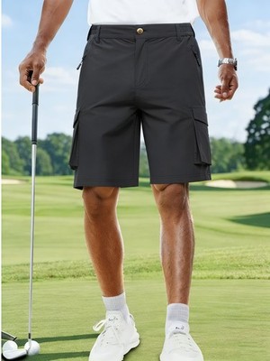 Herren Cargo Shorts kurze Hose knielang Short Bermuda Vintage Casual Sommer Hose