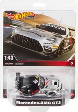 Hot Wheels Real Riders Mercedes-AMG GT3 Die Cast Car 1:43 Scale HMD44