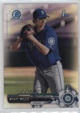 2017 Bowman Draft Chrome Refractor Wyatt Mills #BDC-14 0rx7
