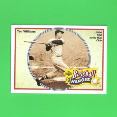 デッドウィリアムズ　V540 MLB 1992 Upper Deck - Baseball Heroes: TED WILLIAMS #34