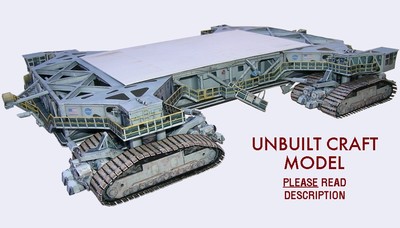 Space Shuttle Crawler Transporter Model Craft Kit for Revell w/Booster&MLP 1:144