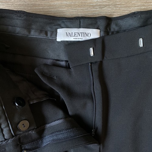 VALENTINO SPA Women’s Highwaisted Black Pleated Pants Size 4 Made in Italy!!!!!! - 第 4/9 張圖片