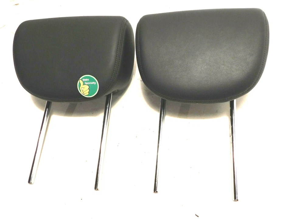 ✅ Juego de reposacabezas delanteros Infiniti FX35 FX37 FX50 2009-2013 par de 2 de cuero negro OEM Foto 3 de 4