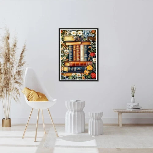 Books Diamond Art Painting Kits for Adults Beginners 5D DIY Gem Art Kits for Hom - Picture 6 of 6